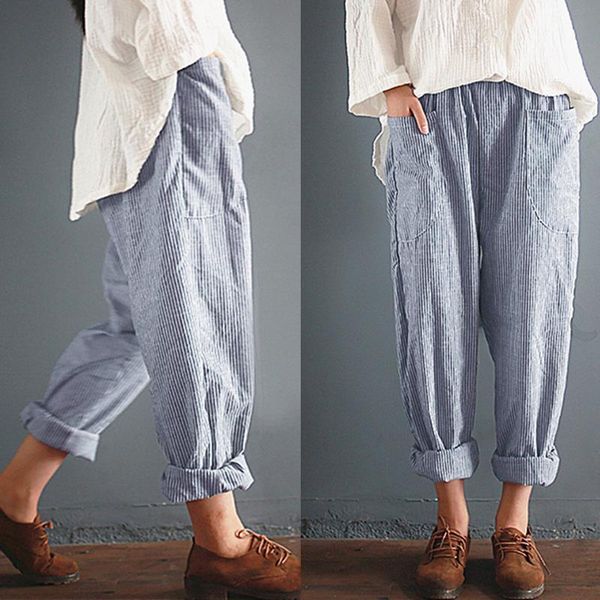 fleece autumn striped cotton womens pant linen strechy elastic high waist loose pants long trousers casual capris with pockets plus, Black;white
fleece autumn striped cotton womens pant linen strechy elastic high waist loose pants long trousers casual capris with pockets plus, Black;white