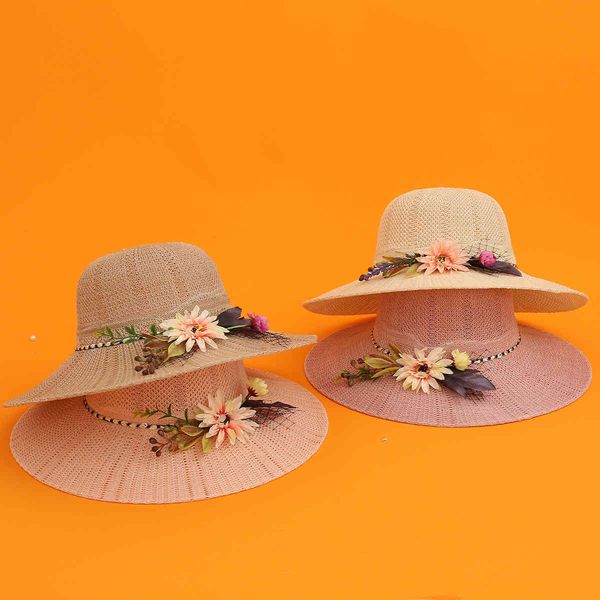 new big spring and summer women's grass hat outdoor sun protection sun visor fungus edge beach hat, Yellow
new big spring and summer women's grass hat outdoor sun protection sun visor fungus edge beach hat, Yellow