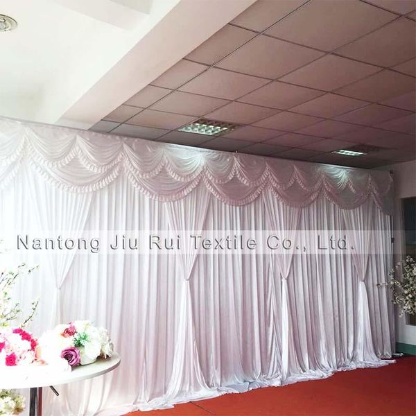 party decoration 3mx6m white charming elegand backdrop curtain and swag with pleating edge wedding stage
party decoration 3mx6m white charming elegand backdrop curtain and swag with pleating edge wedding stage