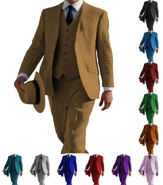 men's suits & blazers suit 3-piece wedding groom tuxedo business slim fit jacket work blazer + pants vest, White;black
men's suits & blazers suit 3-piece wedding groom tuxedo business slim fit jacket work blazer + pants vest, White;black