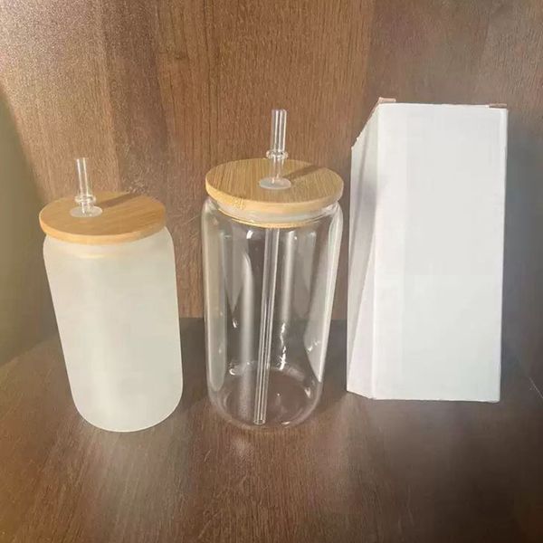 16oz sublimation blanks tumbler glass beer mugs with bamboo lid and straw sublimation mason jar glass cups zza3505
16oz sublimation blanks tumbler glass beer mugs with bamboo lid and straw sublimation mason jar glass cups zza3505