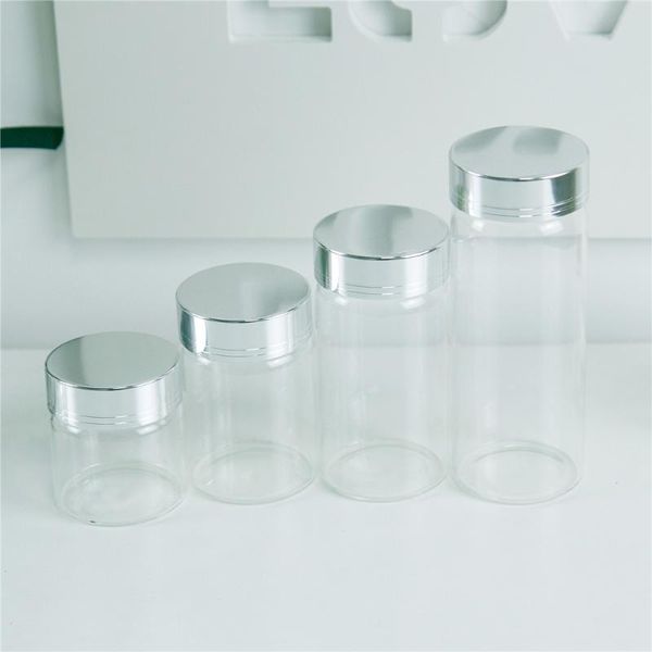 storage bottles & jars 6pcs hyaline glass empty 50ml 80ml 100ml 150ml process jar silver tangent of spiral plastic lid fashion design vials
storage bottles & jars 6pcs hyaline glass empty 50ml 80ml 100ml 150ml process jar silver tangent of spiral plastic lid fashion design vials