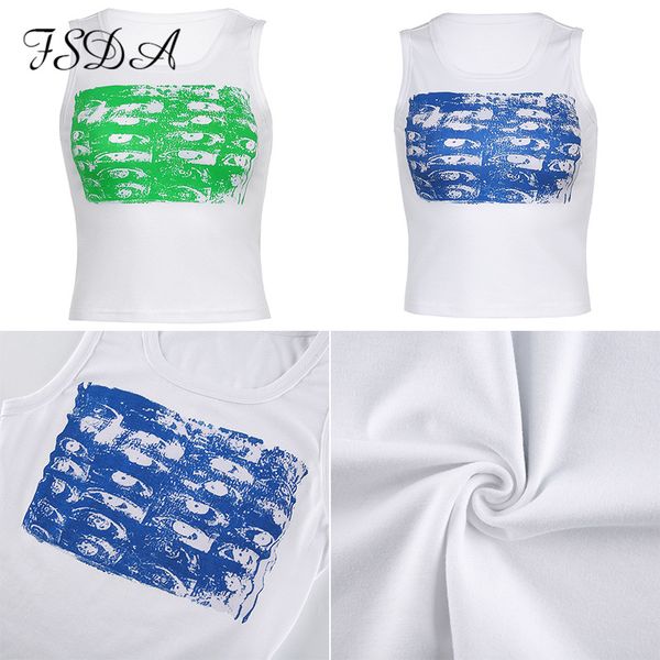 2021 green y2k print casual crop women sleeveless summer blue t shirts off shoulder tank vintage fashionhigh quality, White
2021 green y2k print casual crop women sleeveless summer blue t shirts off shoulder tank vintage fashionhigh quality, White