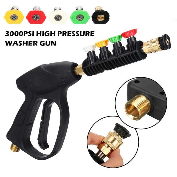 portable high pressure water guns kit with 5 nozzles spray tips trigger 3000psi handheld car washer gun 1/4" quick connector
portable high pressure water guns kit with 5 nozzles spray tips trigger 3000psi handheld car washer gun 1/4" quick connector