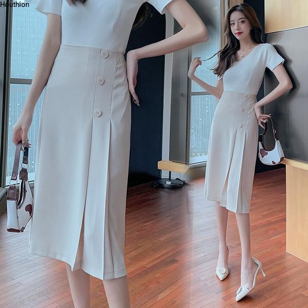 skirts houthion women's spring/summer a-line buttons solid color skirt casual fashion slim knee-length empire, Black
skirts houthion women's spring/summer a-line buttons solid color skirt casual fashion slim knee-length empire, Black