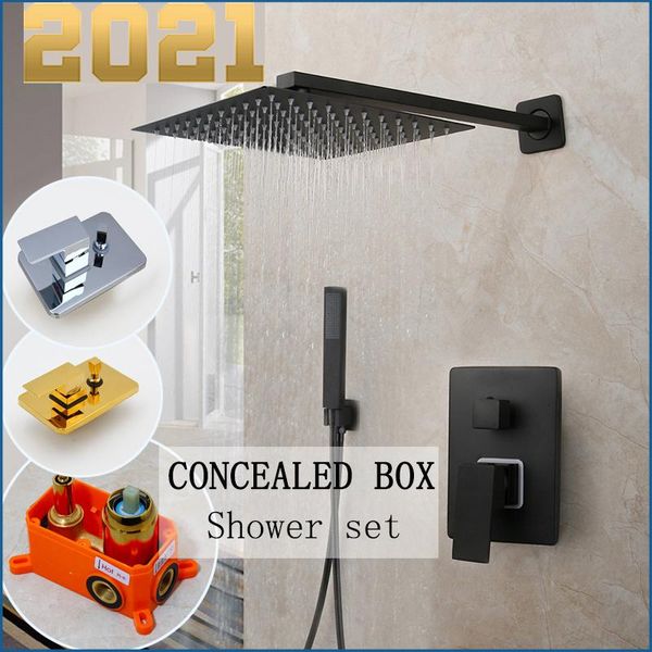 black rainfall shower mixer wall mounted faucets concealed tap embedded box valve square 2 way function bathroom sets
black rainfall shower mixer wall mounted faucets concealed tap embedded box valve square 2 way function bathroom sets