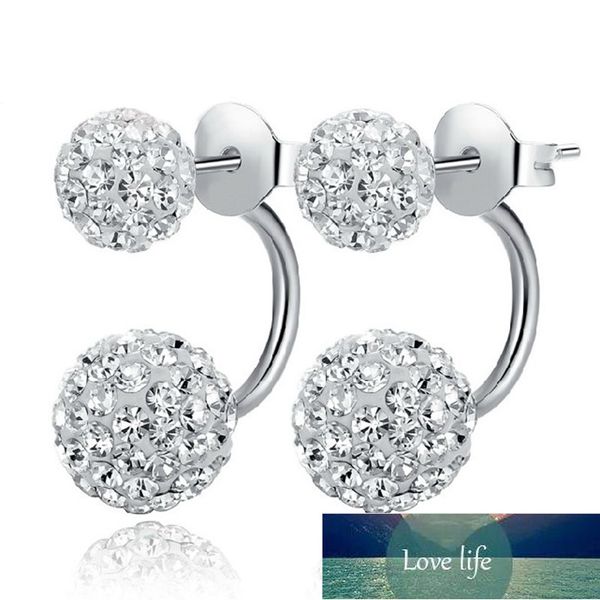 100% 925 sterling silver fashion u bend shiny crystal shambhala ball ladies`stud earrings jewelry women anti allergy drop ship factory price, Golden;silver
100% 925 sterling silver fashion u bend shiny crystal shambhala ball ladies`stud earrings jewelry women anti allergy drop ship factory price, Golden;silver