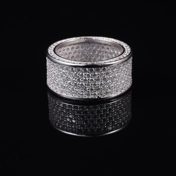 cluster rings luxurious paragraph 925 sterling silver gemstone ring hip hop shining seven rows 320pcs full diamond for woman men jewelry, Golden;silver
cluster rings luxurious paragraph 925 sterling silver gemstone ring hip hop shining seven rows 320pcs full diamond for woman men jewelry, Golden;silver