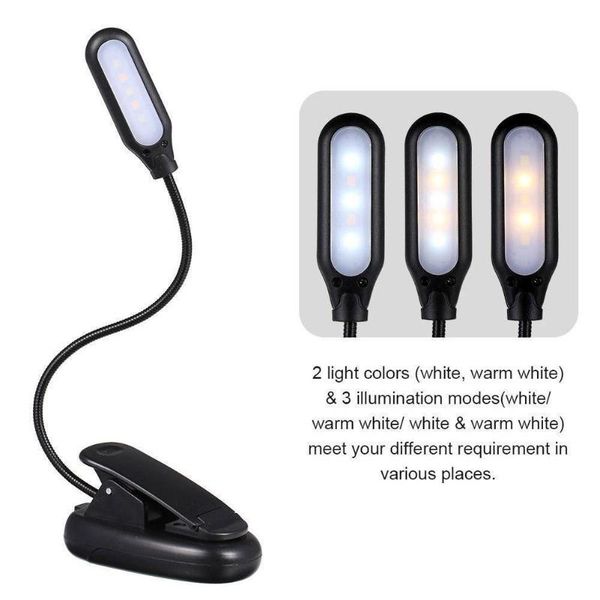 modes 110lm book light usb rechargeable flexible 1w 5 led clip reading night brightness table lamp desk bedside lantern novelty items
modes 110lm book light usb rechargeable flexible 1w 5 led clip reading night brightness table lamp desk bedside lantern novelty items