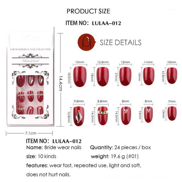 wearable manicure waterproof piece rhinestone detachable length nail art decoration sswell1, Red;gold
wearable manicure waterproof piece rhinestone detachable length nail art decoration sswell1, Red;gold
