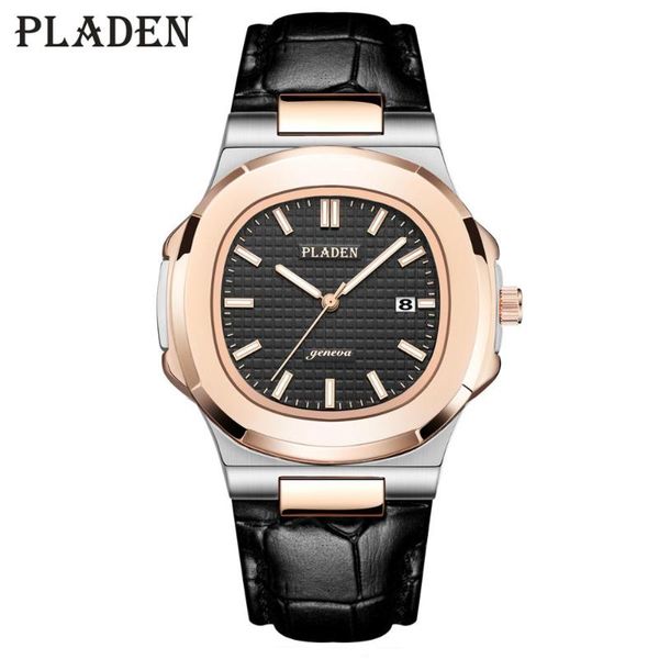 wristwatches pladen mens watch quartz movement hardlex black dial clock two tone rose gold leather band explorer men, Slivery;brown
wristwatches pladen mens watch quartz movement hardlex black dial clock two tone rose gold leather band explorer men, Slivery;brown