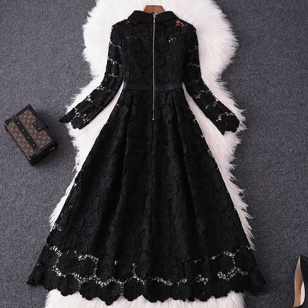 dress runway designer female fashion clothes hollow black water-soluble dressed in party income 2xl-5xl, Black;gray
dress runway designer female fashion clothes hollow black water-soluble dressed in party income 2xl-5xl, Black;gray