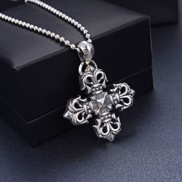 hearts/chrome classic crosin ch s925 croquet flame cross necklace personality pendant thai silver and women's hip hop trend punk style
hearts/chrome classic crosin ch s925 croquet flame cross necklace personality pendant thai silver and women's hip hop trend punk style