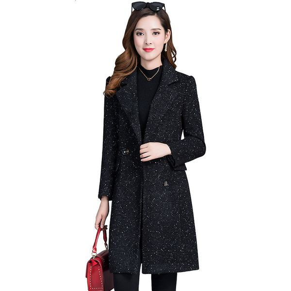 women's wool & blends women winter en coat femme fashion jacket plus size high-end jackets ladies thick coats overcoatclothinga369 q8lv, Black
women's wool & blends women winter en coat femme fashion jacket plus size high-end jackets ladies thick coats overcoatclothinga369 q8lv, Black