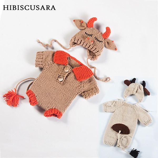 caps & hats born baby po costumes animal clothing sets wollen knitted ox romper hat 2pcs set calf outfits pography clothes, Yellow 
caps & hats born baby po costumes animal clothing sets wollen knitted ox romper hat 2pcs set calf outfits pography clothes, Yellow