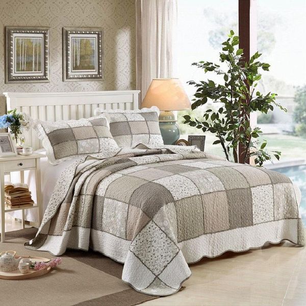 comforters & sets korean bedspread on the bed cotton quilt set 3pc patchwork cover shams queen size bedding handmade coverlets blanket for
comforters & sets korean bedspread on the bed cotton quilt set 3pc patchwork cover shams queen size bedding handmade coverlets blanket for