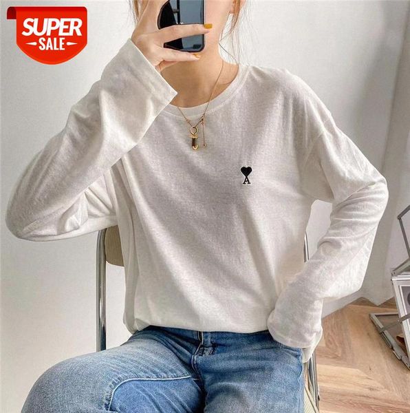 110195 round neck love embroidered letter long-sleeved t-shirt female korean version loose mid-length inner base shirt #sq1k, Black;gray
110195 round neck love embroidered letter long-sleeved t-shirt female korean version loose mid-length inner base shirt #sq1k, Black;gray