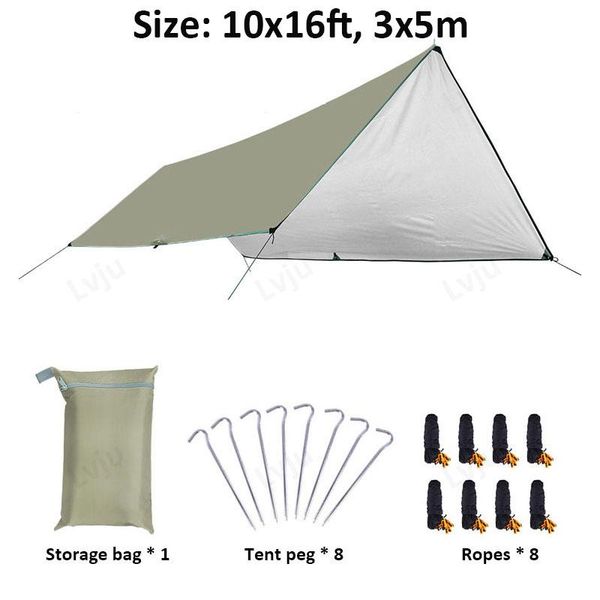 shade lvju 10x16ft 3x5m shelter tarp outside waterproof awning fishing tents outdoor sun shades camping
shade lvju 10x16ft 3x5m shelter tarp outside waterproof awning fishing tents outdoor sun shades camping