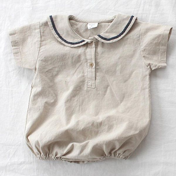 rompers korean japan style 2021 summer navy collar toddler girl boys romper born baby jumpsuit cotton short sleeve t-shirt, Blue
rompers korean japan style 2021 summer navy collar toddler girl boys romper born baby jumpsuit cotton short sleeve t-shirt, Blue
