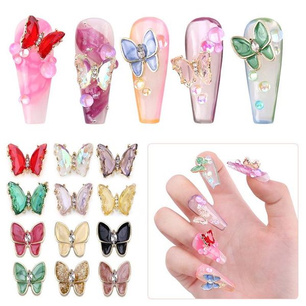 nail art decorations 10pcs crytal butterlfy 3d charms design luxury butterfly for diy crafting jewelry accessories, Silver;gold
nail art decorations 10pcs crytal butterlfy 3d charms design luxury butterfly for diy crafting jewelry accessories, Silver;gold