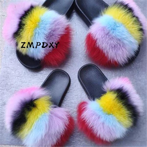 slippers kids/children's fluffy women's real fur slides indoor furry flip flops woman raccoon sandals vogue plush shoes, Black
slippers kids/children's fluffy women's real fur slides indoor furry flip flops woman raccoon sandals vogue plush shoes, Black