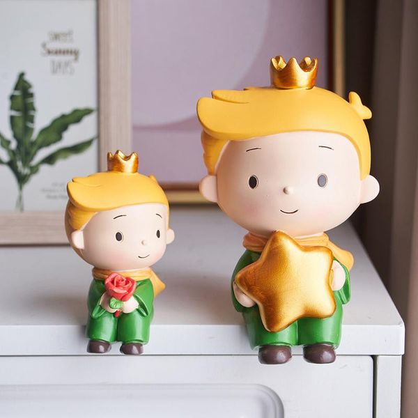 decorative objects & figurines little prince ornament home decoration accessories modern indoor cute children's christmas gift statue d
decorative objects & figurines little prince ornament home decoration accessories modern indoor cute children's christmas gift statue d