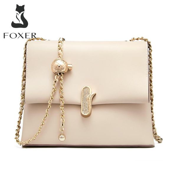evening bags foxer summer fashion all-match cross-body female bag large-capacity leather girl shoulder small dolden ball chain
evening bags foxer summer fashion all-match cross-body female bag large-capacity leather girl shoulder small dolden ball chain