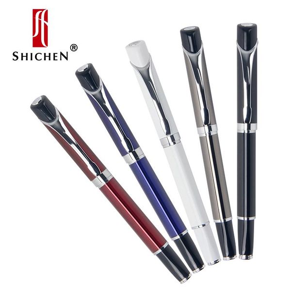 ballpoint pens shichen a047 triangle design metal pen 0.7&1.0mm refill for office or school using, Blue;orange
ballpoint pens shichen a047 triangle design metal pen 0.7&1.0mm refill for office or school using, Blue;orange