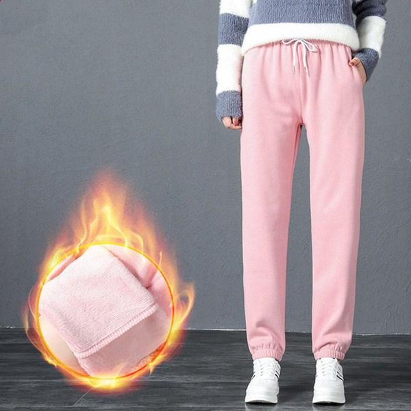 women's pants & capris women winter fleece 2021 candy color high waist warm sport trousers female harem streetpants thick leggings p105, Black;white
women's pants & capris women winter fleece 2021 candy color high waist warm sport trousers female harem streetpants thick leggings p105, Black;white