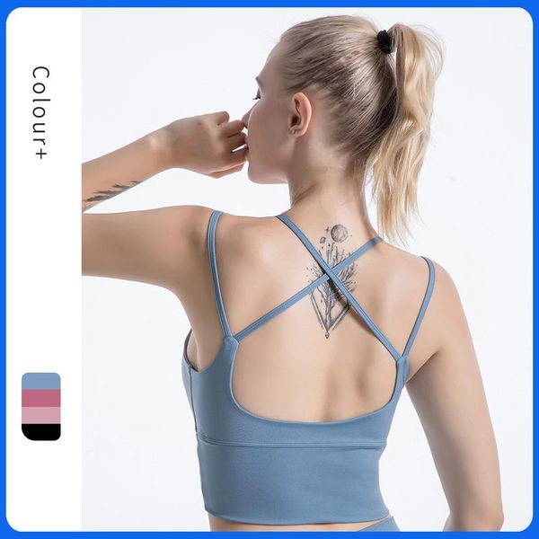 gym clothing selling cross camisole beauty back sports brassiere running -resistant fitness yoga underwear, White;black
gym clothing selling cross camisole beauty back sports brassiere running -resistant fitness yoga underwear, White;black