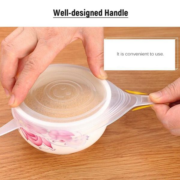 kitchen storage & organization 6pcs/set food silicone cover universal lids for cookware bowl pot reusable stretch accessories cups
kitchen storage & organization 6pcs/set food silicone cover universal lids for cookware bowl pot reusable stretch accessories cups