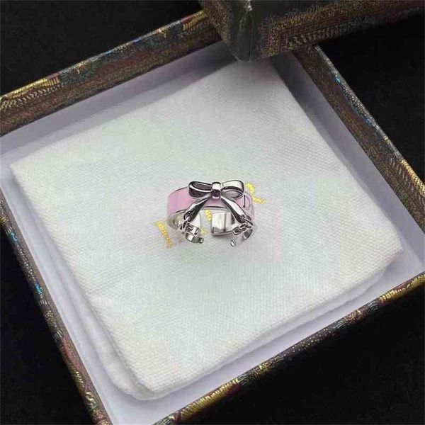 85% off factory clearance dejia new brass pink enamel glue dropping bow open ring female, Silver
85% off factory clearance dejia new brass pink enamel glue dropping bow open ring female, Silver