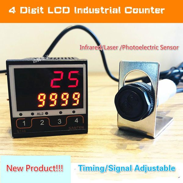 counters 4 digit intelligent industrial counter electronic digital display running water conveyor belt counting infrared automatic sensor
counters 4 digit intelligent industrial counter electronic digital display running water conveyor belt counting infrared automatic sensor