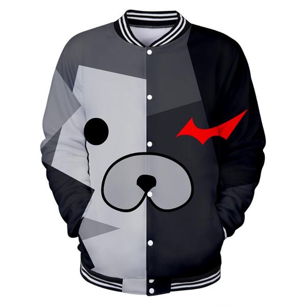 men's jackets monokuma psp game jacket street comfortable baseball fashion long-sleeved casual, Black;brown
men's jackets monokuma psp game jacket street comfortable baseball fashion long-sleeved casual, Black;brown