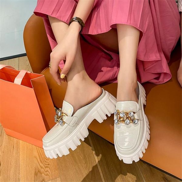 slippers pxelena vintage crystal mules women natural genuine leather chunky platform summer lady 2021 slides outside shoes punk, Black
slippers pxelena vintage crystal mules women natural genuine leather chunky platform summer lady 2021 slides outside shoes punk, Black