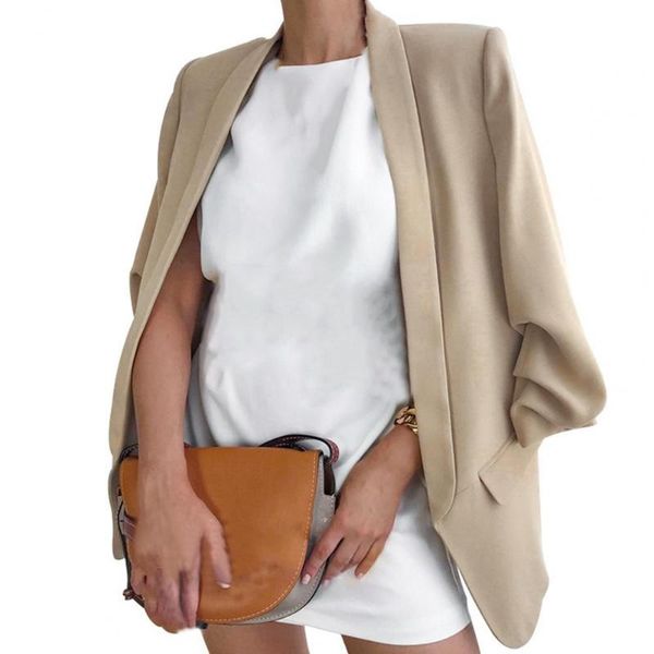 women's suits & blazers blazer lapel slim stylish solid color fake flap pocket long sleeve all match skin-friendly suit jacket for wedd, White;black
women's suits & blazers blazer lapel slim stylish solid color fake flap pocket long sleeve all match skin-friendly suit jacket for wedd, White;black