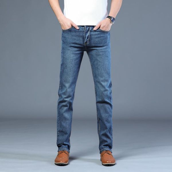 man jeansy pants high stretch straight trousers fashion casual jean blue men's jeans denim classic male 28-40 big size
man jeansy pants high stretch straight trousers fashion casual jean blue men's jeans denim classic male 28-40 big size