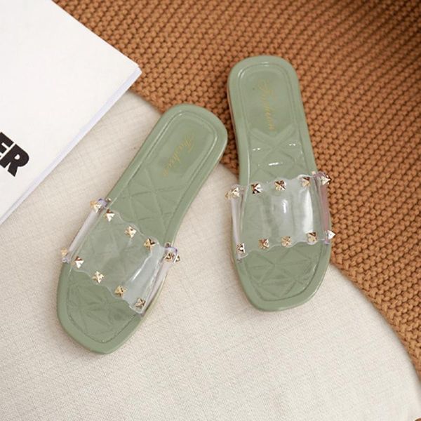 slippers rivets transparent ladies shoes women open toe flipflops studs flat beach female celebrity casual clear shoes2021, Black
slippers rivets transparent ladies shoes women open toe flipflops studs flat beach female celebrity casual clear shoes2021, Black