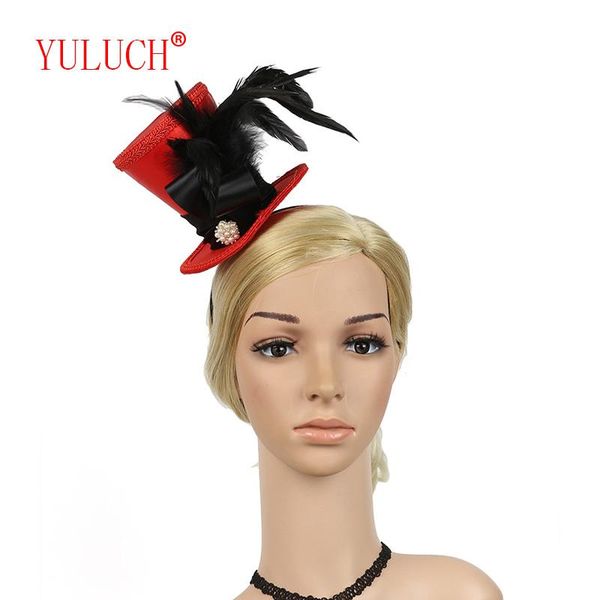 hair clips & barrettes yuluch 2021 chinese handmade professional woman jewelry accessories feather bow magic hat party gift, Golden;silver 
hair clips & barrettes yuluch 2021 chinese handmade professional woman jewelry accessories feather bow magic hat party gift, Golden;silver