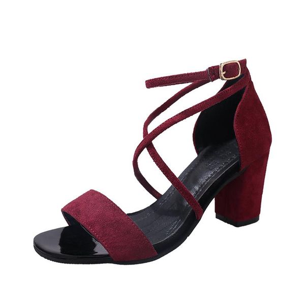 the retro fashion women's sandals summer buckle simple trend high heels section casual women singles shoes, Black
the retro fashion women's sandals summer buckle simple trend high heels section casual women singles shoes, Black