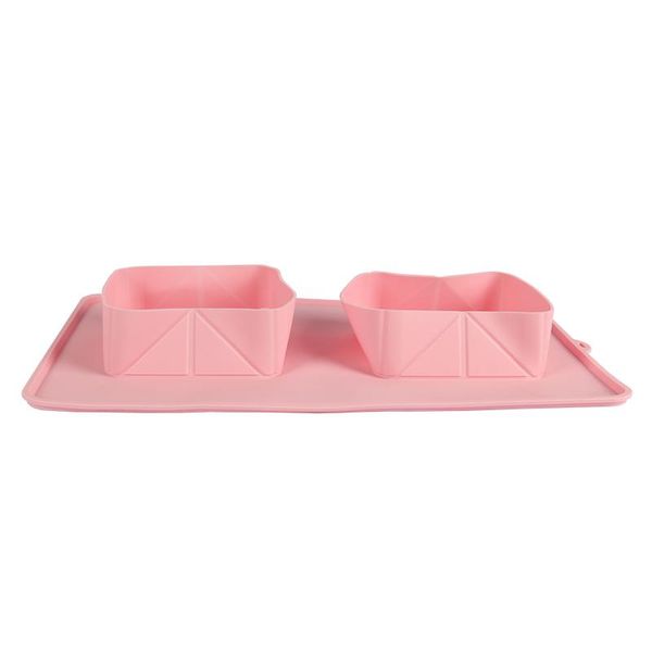 kennels & pens two bowls silicone double dog bowl foldable portable pet feeder travel eating drinking dish outdoor feeding
kennels & pens two bowls silicone double dog bowl foldable portable pet feeder travel eating drinking dish outdoor feeding