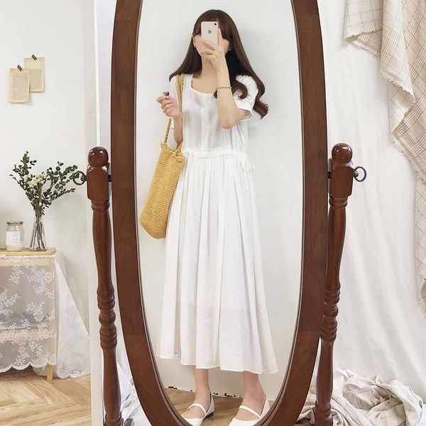 plus size summer girls boho party female vintage dress white buttons cardigan short sleeve women dresses long robe vestido 210417, Black;gray
plus size summer girls boho party female vintage dress white buttons cardigan short sleeve women dresses long robe vestido 210417, Black;gray