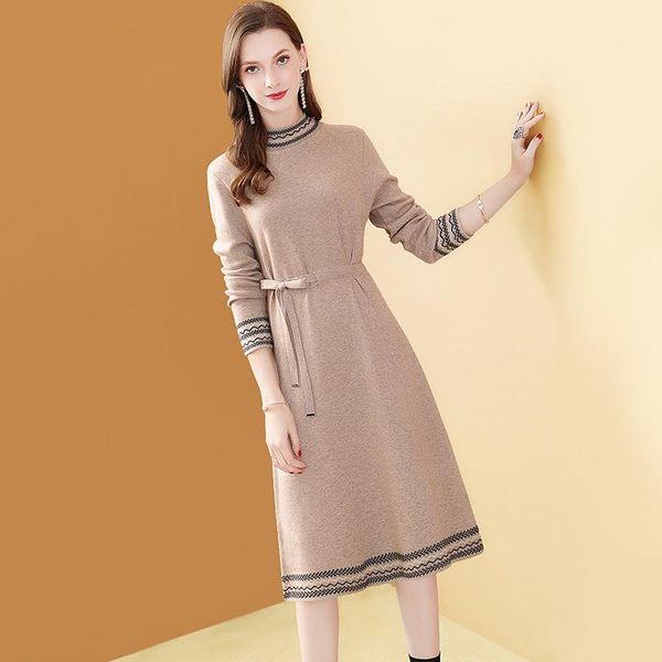 casual dresses winter thick warm long knitted sweater dress o-neck pullover stripe midi slim high waist bodycon party vestidos, Black;gray
casual dresses winter thick warm long knitted sweater dress o-neck pullover stripe midi slim high waist bodycon party vestidos, Black;gray