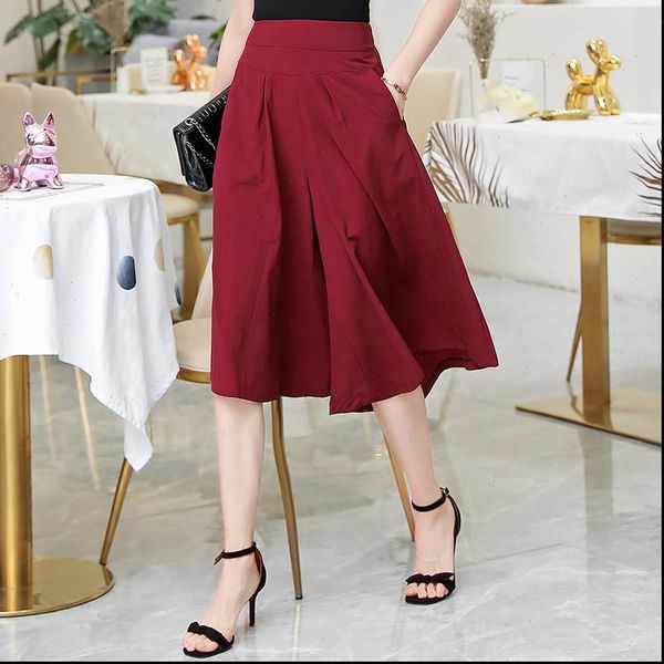 womens capris women summer causal high waist pants female elegant elastic wide leg soft loose trousers plus size, Black;white
womens capris women summer causal high waist pants female elegant elastic wide leg soft loose trousers plus size, Black;white