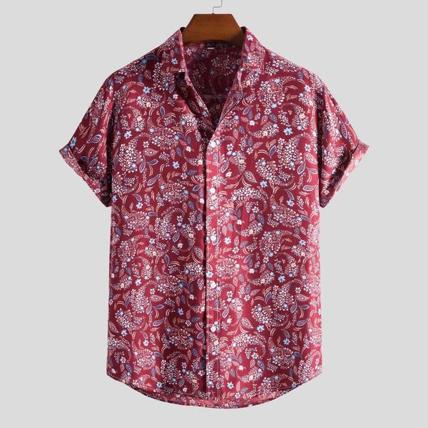 men's t-shirts 40# men floral print tshirt plus size short sleeve breathable camisa turn down collar loose casual t shirt male chemise, White;black
men's t-shirts 40# men floral print tshirt plus size short sleeve breathable camisa turn down collar loose casual t shirt male chemise, White;black