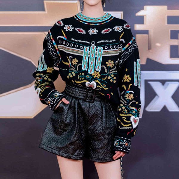 jastie retro ethnic embroidered flowers sweater o-neck long-sleeve loose bottoming pullover jumper women autumn winter sweaters 210419, White;black
jastie retro ethnic embroidered flowers sweater o-neck long-sleeve loose bottoming pullover jumper women autumn winter sweaters 210419, White;black