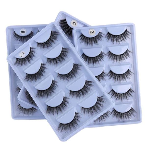 false eyelashes 1set/5pairs faux mink lashes wispy fluffy thick messy make up extension tools for female makeup beauty
false eyelashes 1set/5pairs faux mink lashes wispy fluffy thick messy make up extension tools for female makeup beauty