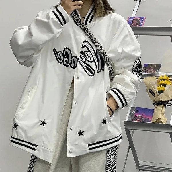 women's jackets tsxt women 2021 spring fall casual street style printing letters long sleeve lapel button jacket baseball coat, Black;brown
women's jackets tsxt women 2021 spring fall casual street style printing letters long sleeve lapel button jacket baseball coat, Black;brown