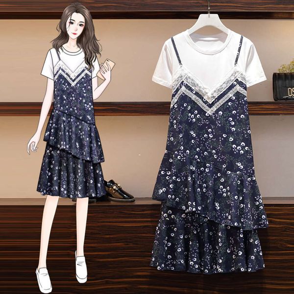 casual dresses dress big size women's summer fat sister floral waist slim cover belly fake two pieces of cake skirt hbpp, Black;gray
casual dresses dress big size women's summer fat sister floral waist slim cover belly fake two pieces of cake skirt hbpp, Black;gray