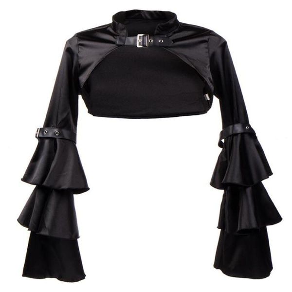 women's jackets plus size women coat black short vintage gothic jacket flare sleeve steampunk victorian bolero shurg cropped outwear, Black;brown
women's jackets plus size women coat black short vintage gothic jacket flare sleeve steampunk victorian bolero shurg cropped outwear, Black;brown